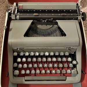 Gray Typewriter
